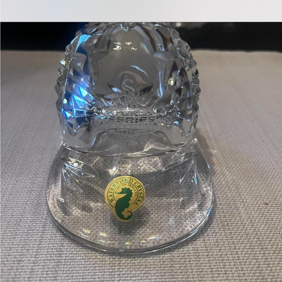 Waterford Crystal -Chicago White Sox -Baseball -2005 World  Waterford Crystal Chicago White Sox World Series Baseball Cap